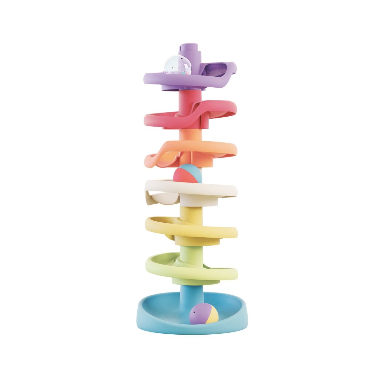 Quercetti Play Eco+ Spiral Tower — Tour à billes en spirale bioplastique