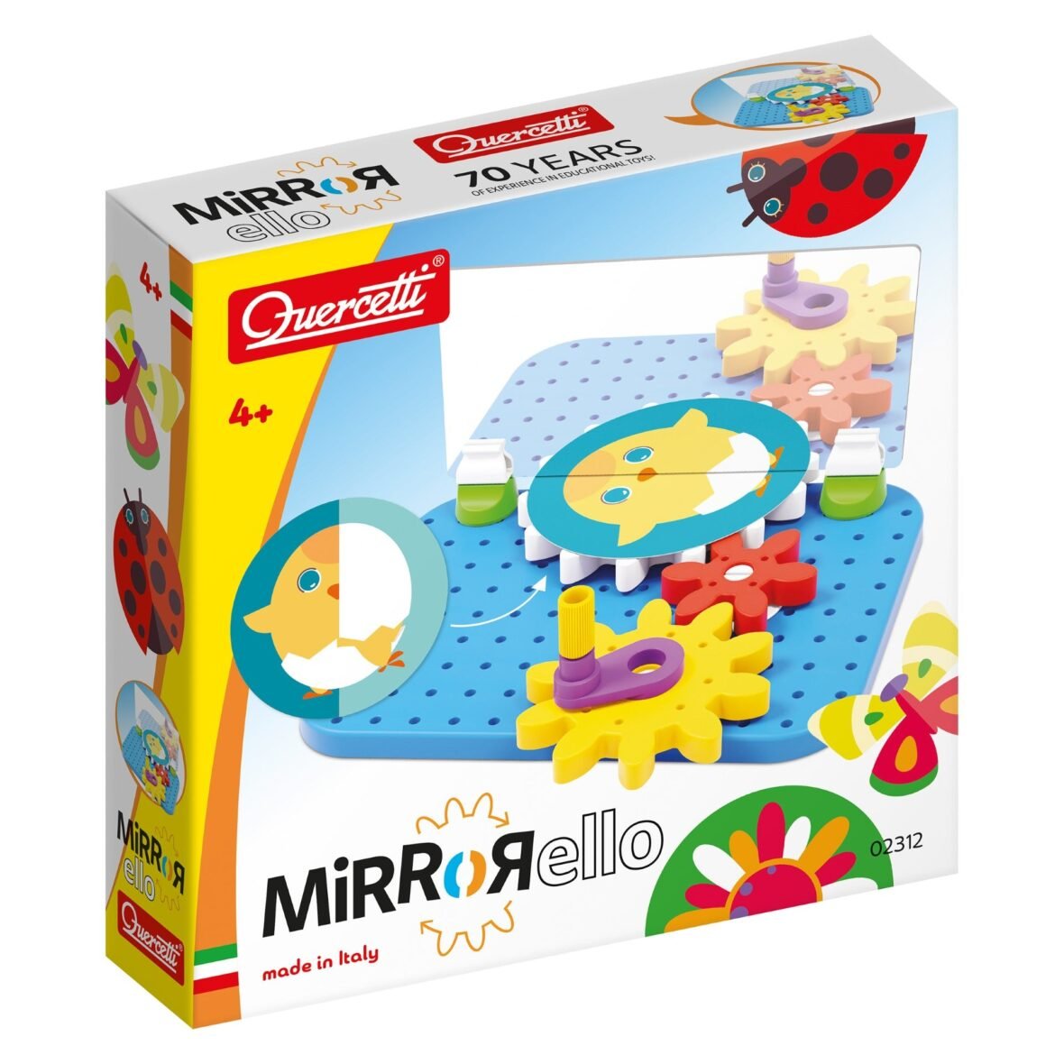 Quercetti Mirrorello – Jeu de dessin et symetrie avec miroir