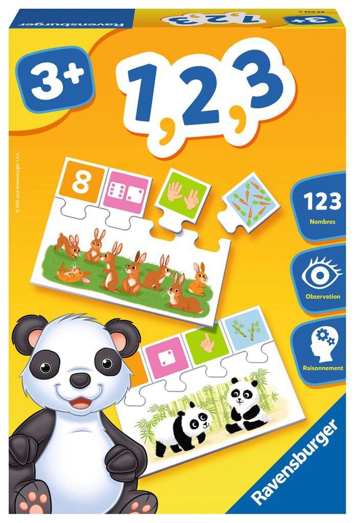 Ravensburger – Jeu educatif 1, 2, 3