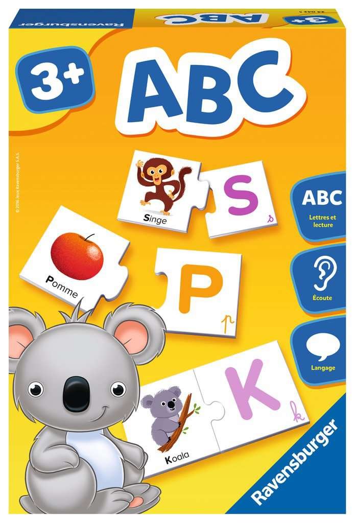Ravensburger – ABC – Jeu éducatif alphabet (réf. 24042)