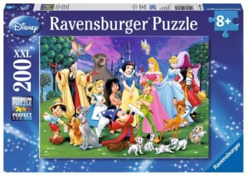 Ravensburger – Puzzle 200 pièces XXL – Les grands personnages Disney
