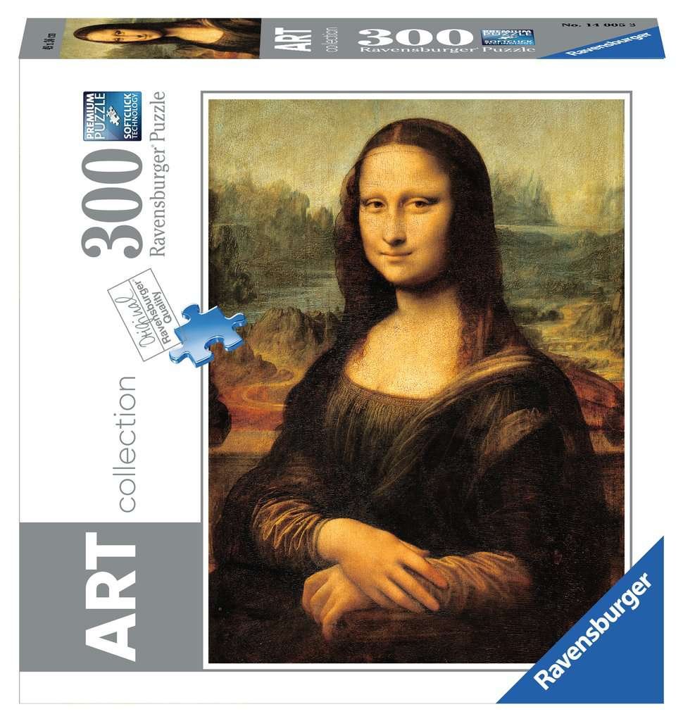 Ravensburger – Puzzle 300 pièces Art Collection – Léonard de Vinci : La Joconde