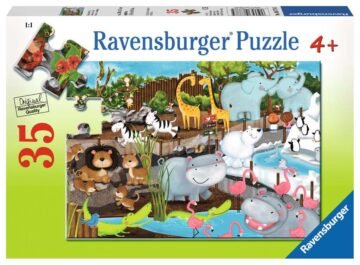 Ravensburger – Puzzle Journée au zoo 35 pièces