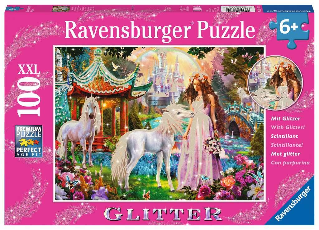 Puzzle 100 pièces XXL – Princesse et Licorne – Ravensburger