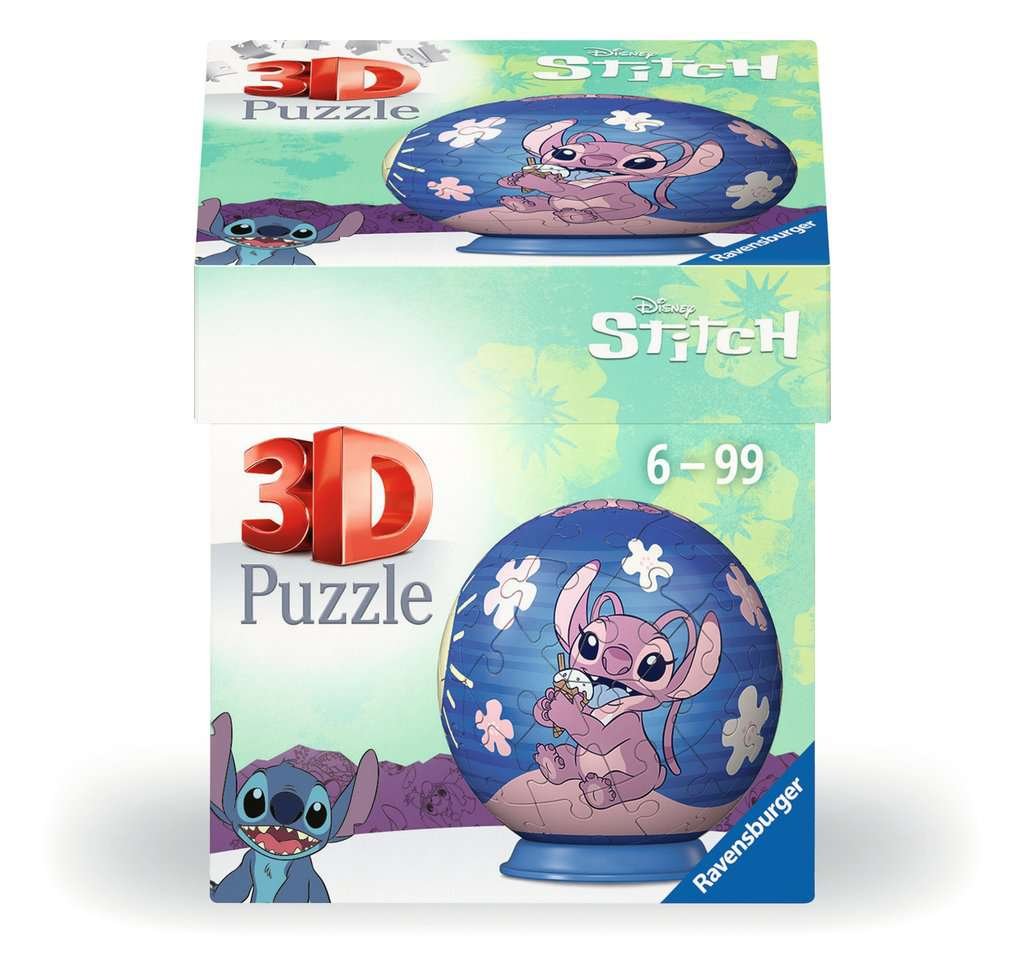 Puzzle 3D Ball Disney Angel – 54 pièces – Ravensburger