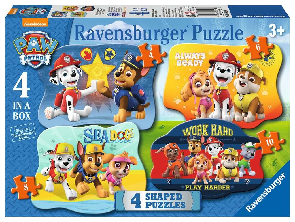 Ravensburger – 4 puzzles progressifs Pat’Patrouille (4, 6, 8, 10 pièces)