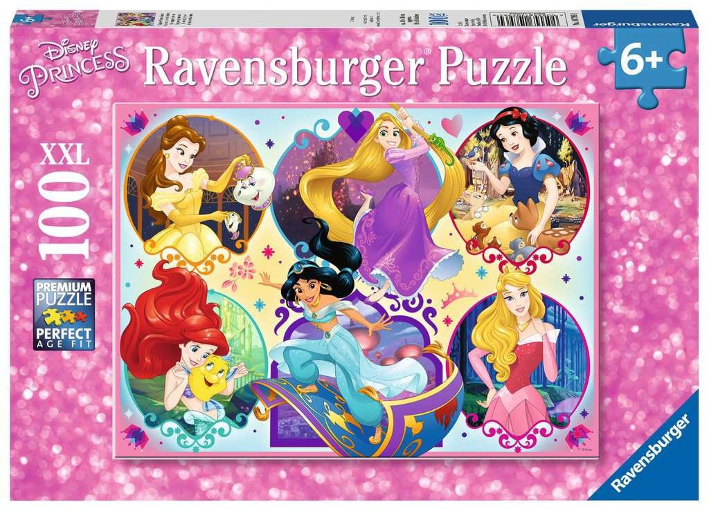 Ravensburger – Puzzle 100 pièces XXL – Disney Princesses (10796)