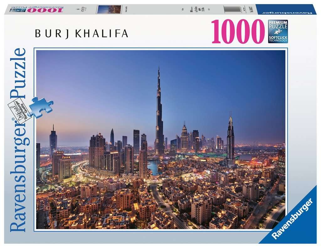 Ravensburger Puzzle 1000 pièces Downtown Dubai (réf. 16467)