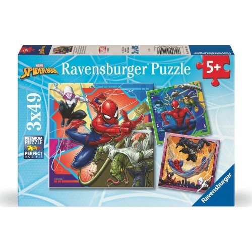 Puzzle 3×49 pièces – Marvel Spider-Man – Ravensburger