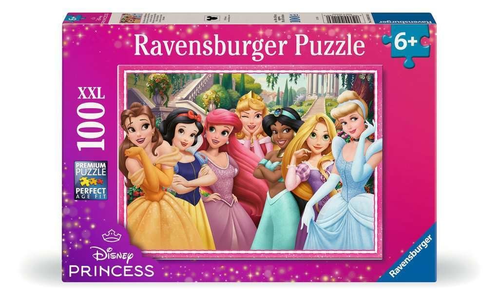 Puzzle 100 pièces XXL – La vie est un conte de fées / Disney Princesses – Ravensburger