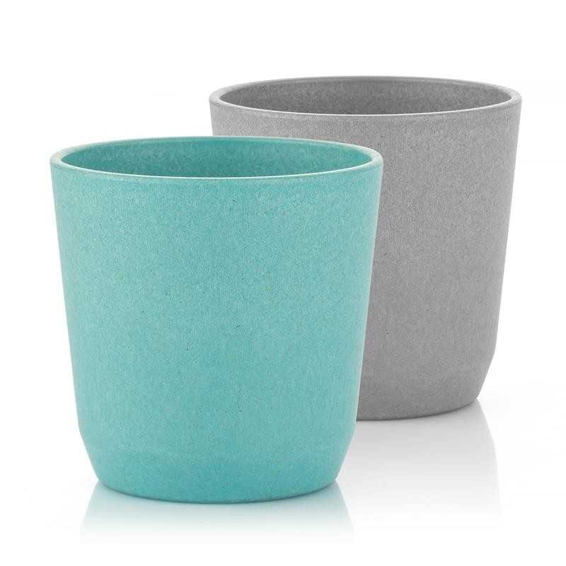 Verre 2 Pieces Gris et Bleu – Reer