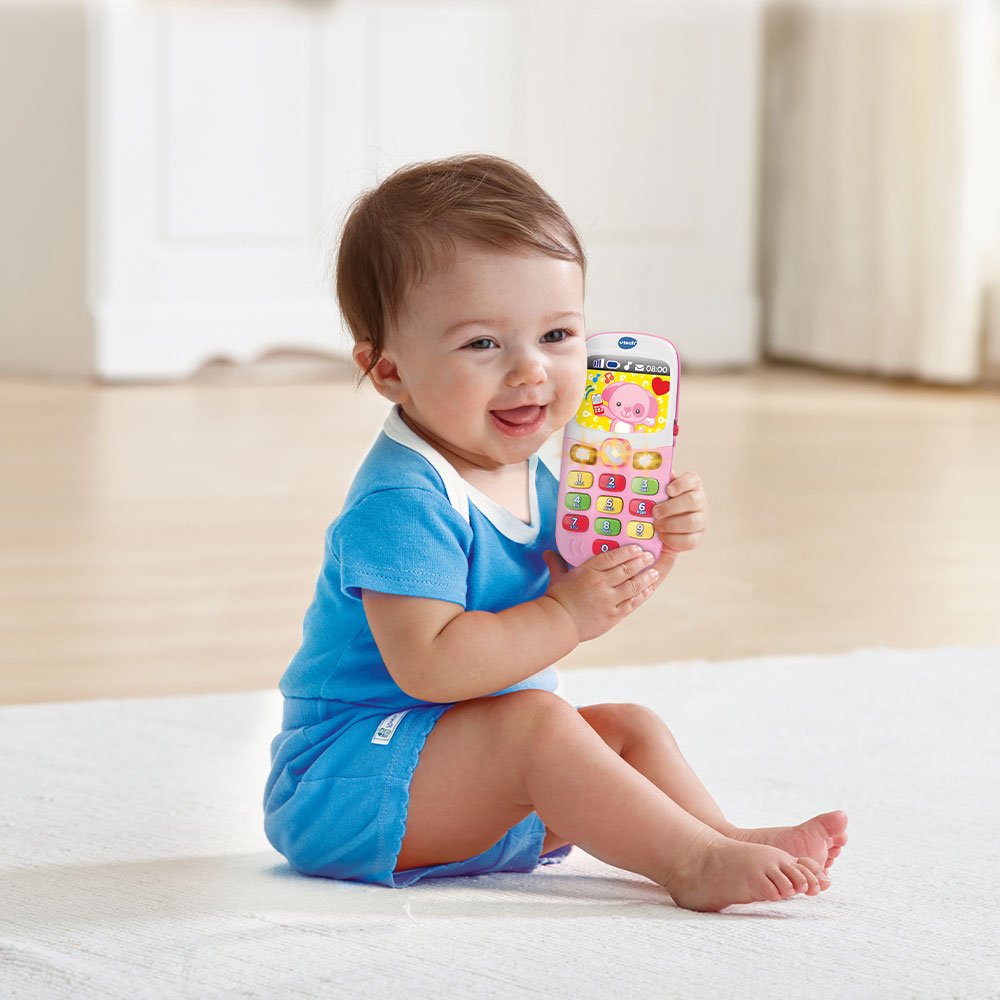 Téléphone d’Éveil – Baby Smartphone Bilingue Rose – VTech
