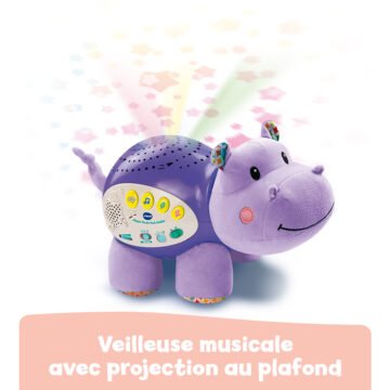 Veilleuse Musicale – Hippo Dodo Nuit Étoilée – VTech