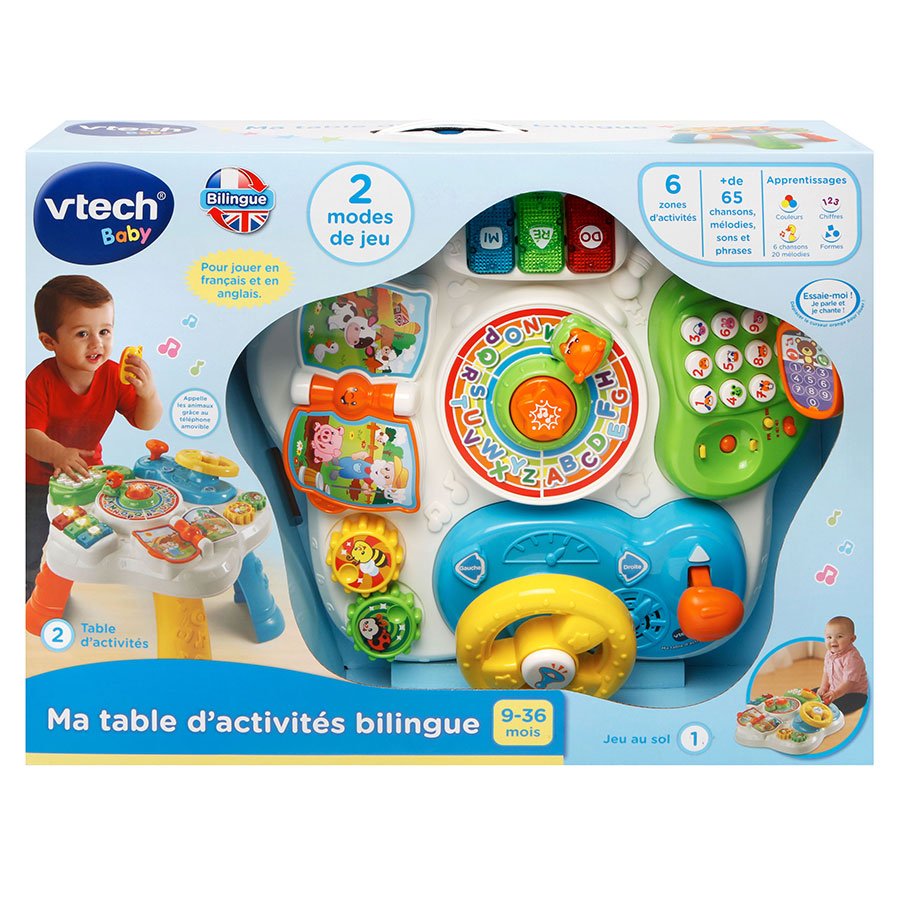 Table d’Activités – Bilingue Multicolore – VTech