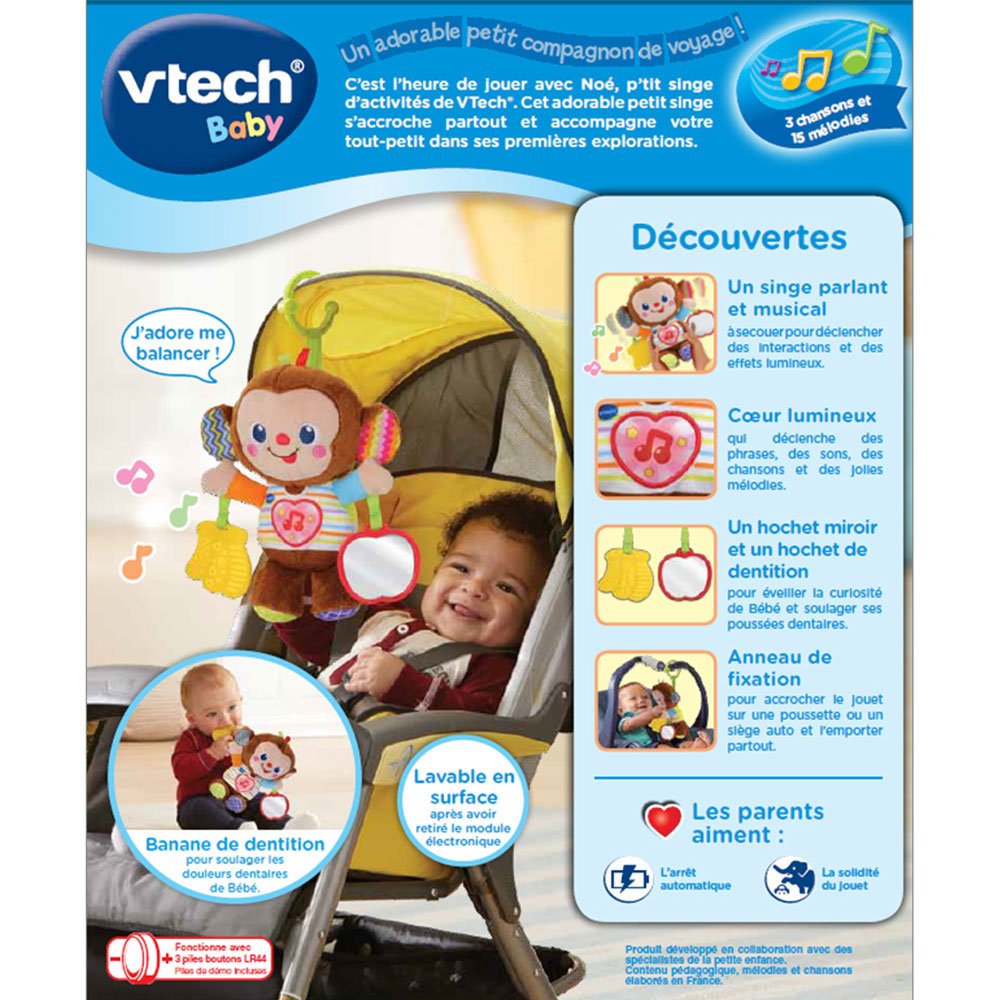 Jouet à Suspendre – Noé P’tit Singe d’Activités – VTech