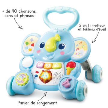 Trotteur Musical – Éléphanteau Trottino – VTech