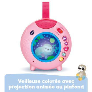 Veilleuse Musicale – Lumi Nuit Enchantée Rose – VTech