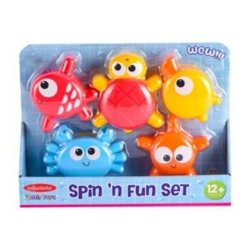 Jouets de Bain – Animaux Flottants Spin n Fun – WPK555 – Infunbebe
