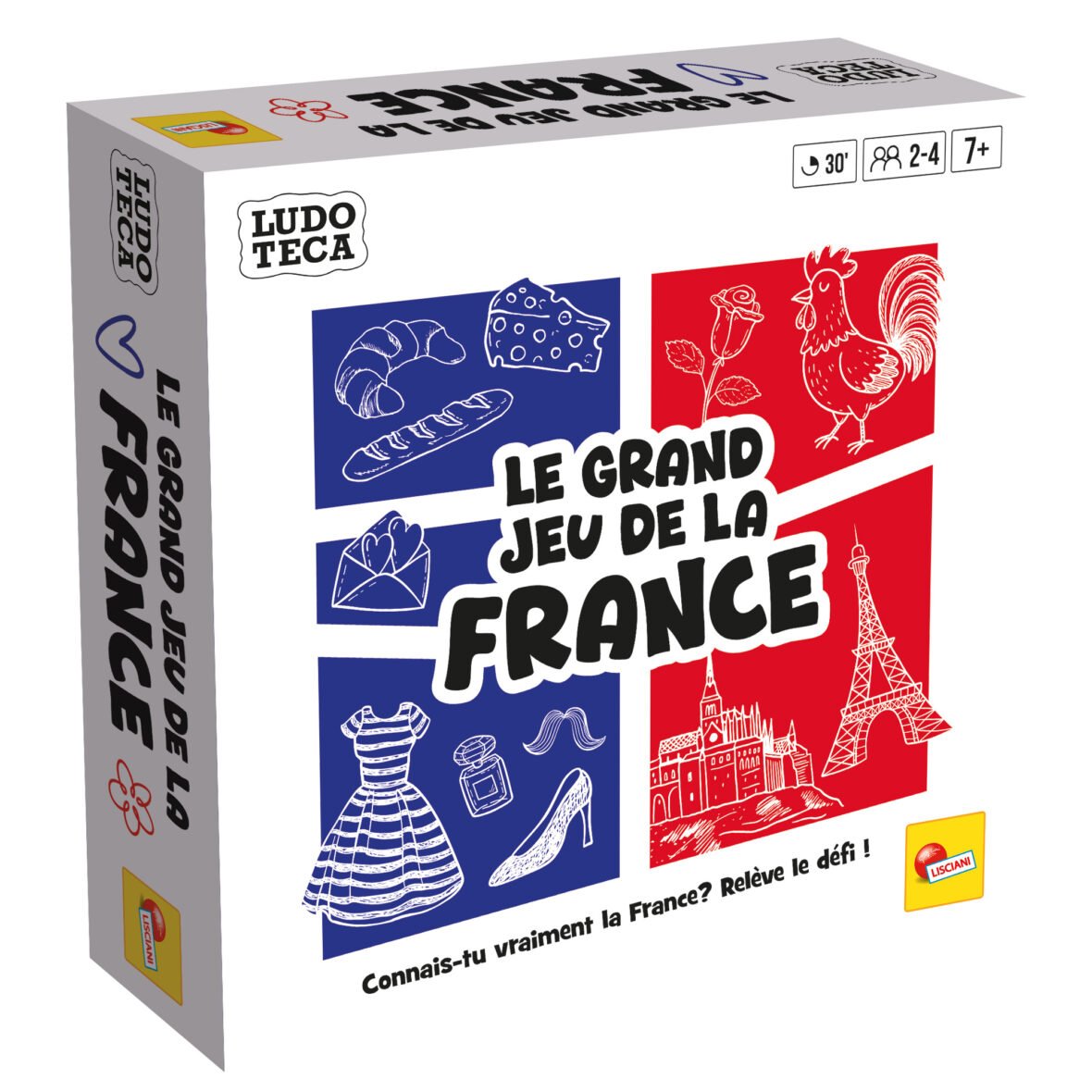 Ludoteca le grand jeu de la france -Lisciani
