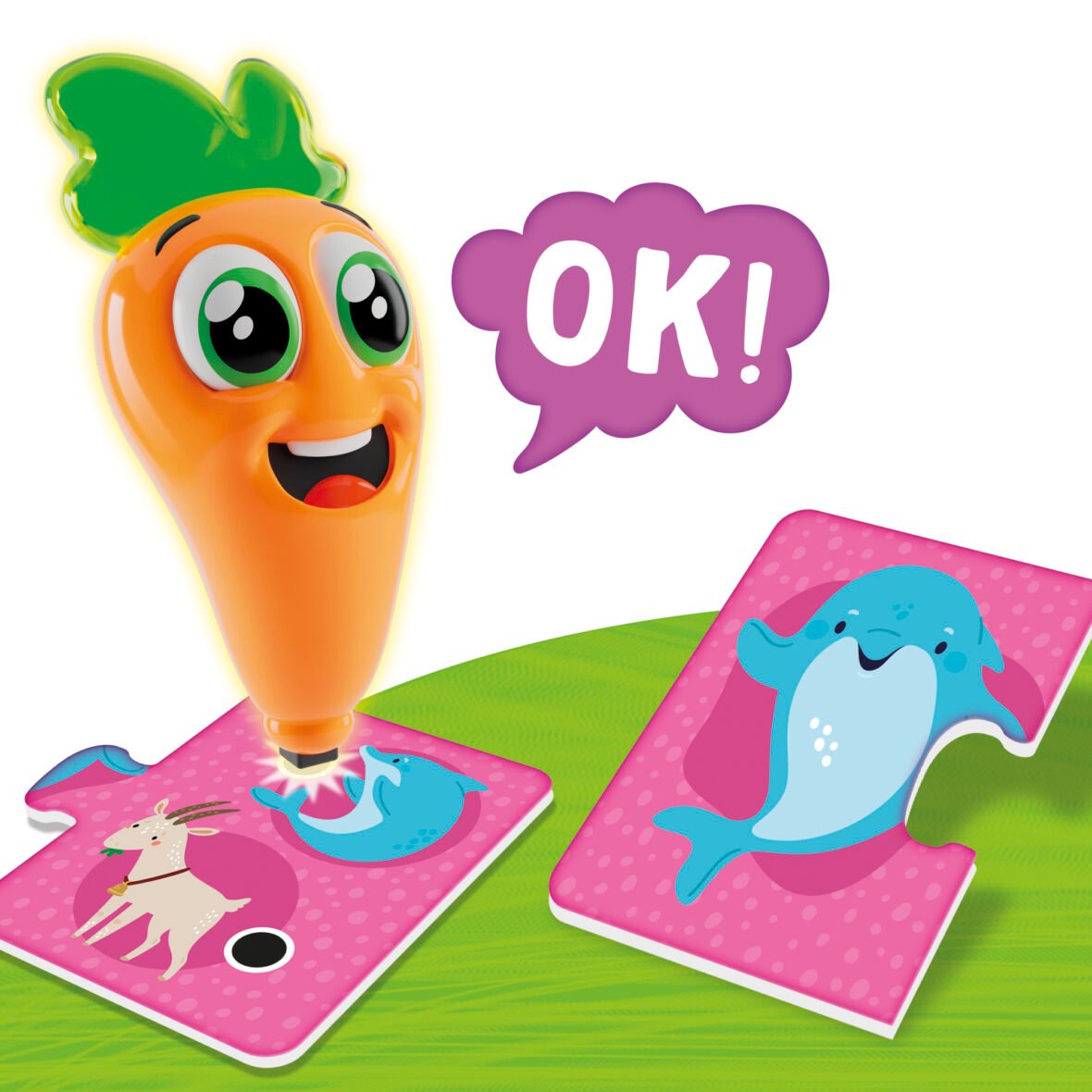 Jeu Carotina Baby – Bébés Animaux avec Stylo Parlant – Lisciani