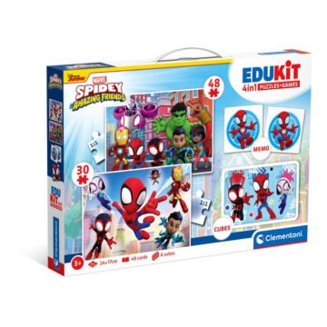 Clementoni Edukit 4 en 1 Spidey and His Amazing Friends