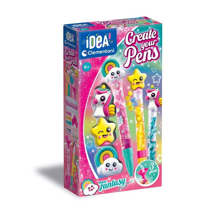 Clementoni Idea – Crée tes Stylos Fantasy