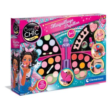 Clementoni Crazy Chic - Ma Trousse de Maquillage Papillon