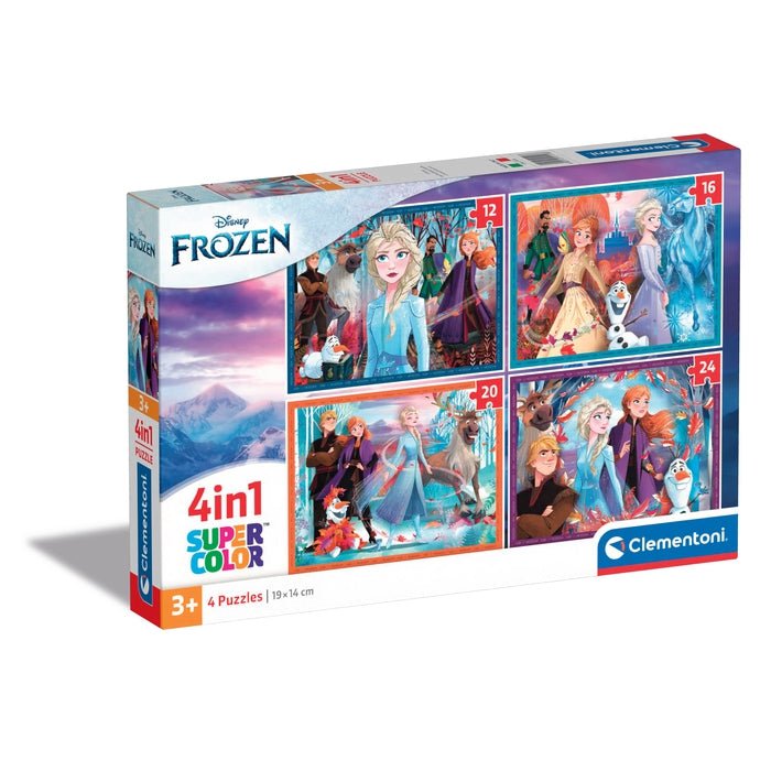 Clementoni Supercolor Puzzle Disney Frozen 4 en 1 (12+16+20+24 pièces)