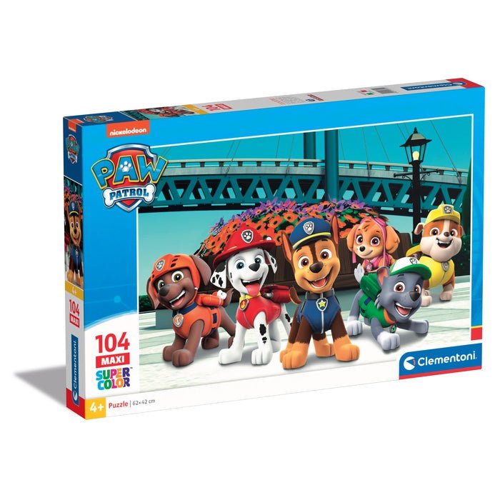 Clementoni Supercolor Puzzle Maxi Paw Patrol 104 pièces