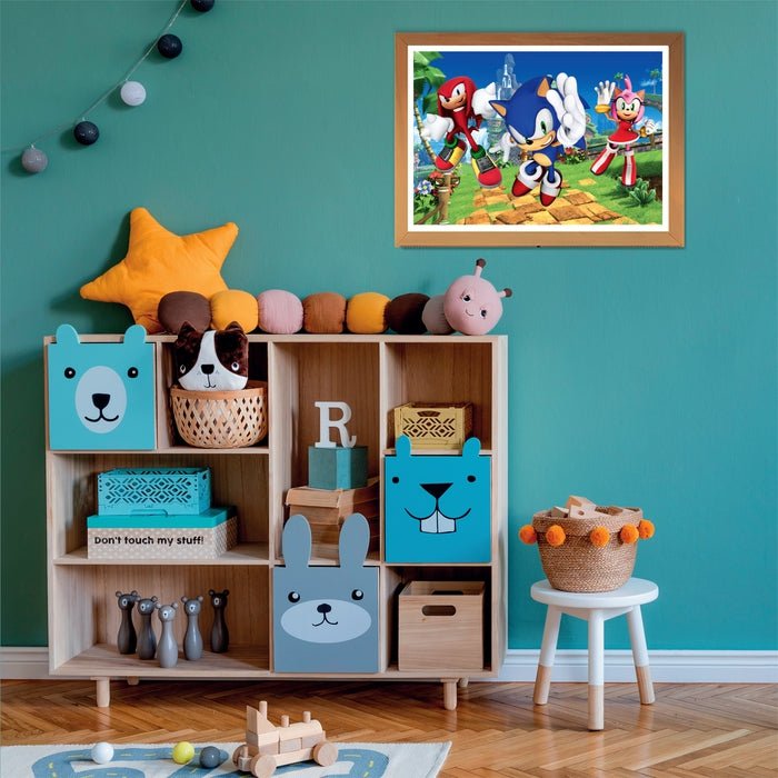 Clementoni Supercolor Puzzle Sonic – 104 pièces