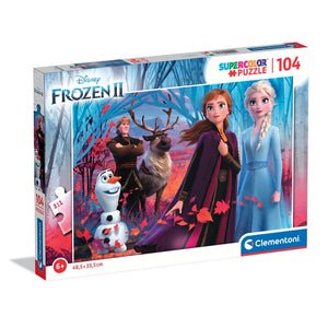 Clementoni Supercolor Puzzle Disney Frozen 2 - 104 pièces