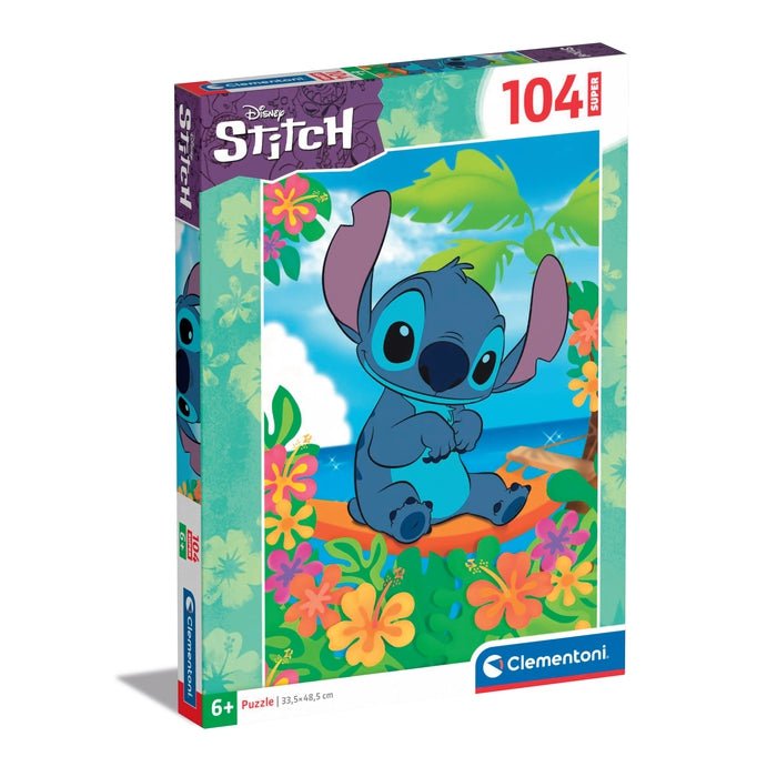 Clementoni Puzzle Supercolor Maxi Disney Stitch 104 pièces