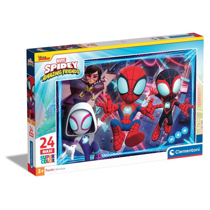 Clementoni Puzzle Maxi Marvel Spidey And His Amazing Friends – 24 pièces