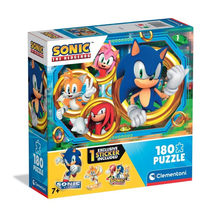 Puzzle 180 pièces Square Box Sonic 1 – Clementoni