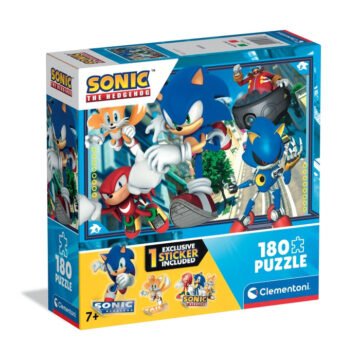 Clementoni - Puzzle Sonic 180 pièces Supercolor