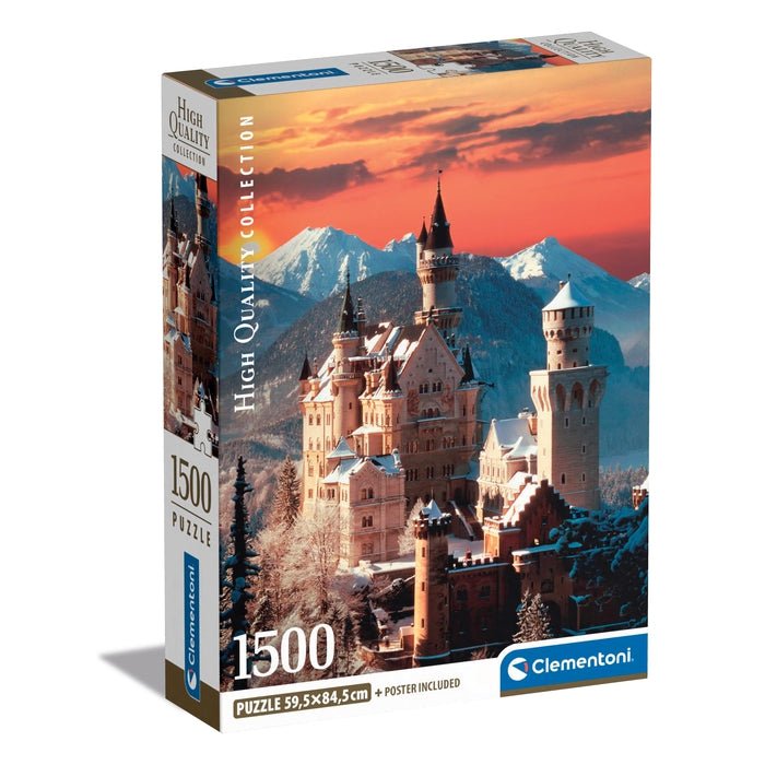 Clementoni Puzzle 1500 pièces – Château de Neuschwanstein
