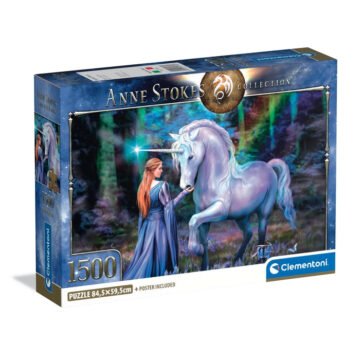 Clementoni - Puzzle 1500 pièces - Anne Stokes : Bluebell Wood