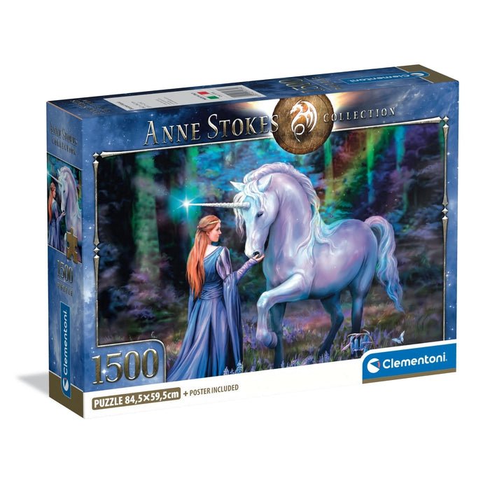 Clementoni – Puzzle 1500 pièces – Anne Stokes : Bluebell Wood