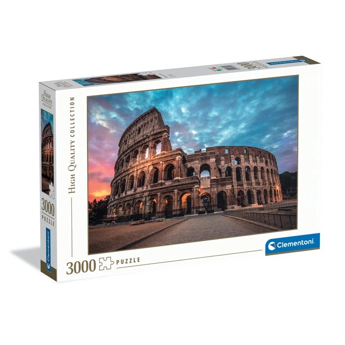 Clementoni – Puzzle 3000 pièces Coliseum Sunrise – Le Colisée au lever du soleil