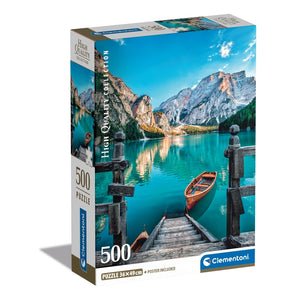 Puzzle 500 pièces – Lac de Braies (Braies Lake) – High Quality Collection