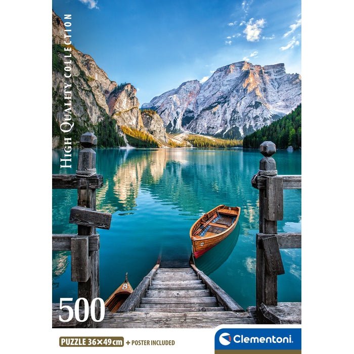 Puzzle 500 pièces – Lac de Braies (Braies Lake) – High Quality Collection