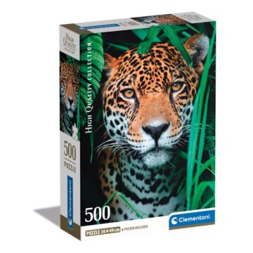 Clementoni - Puzzle 500 pièces - Jaguar in the Jungle