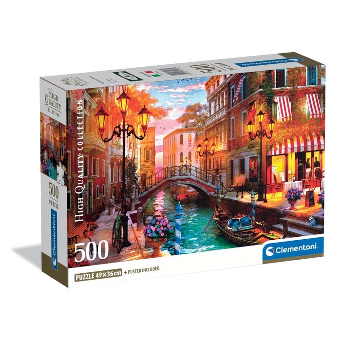 Puzzle 500 pièces – Sunset over Venice – Clementoni