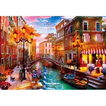 Puzzle 500 pièces - Sunset over Venice - Clementoni