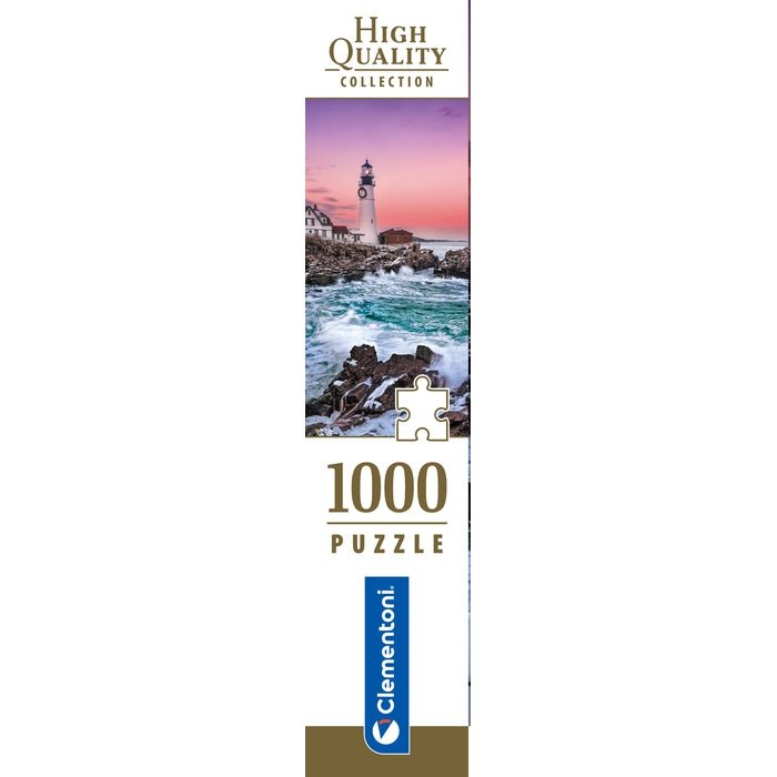 Clementoni – Puzzle 1000 pièces – First Snow at Portland Head (Première neige à Portland Head)
