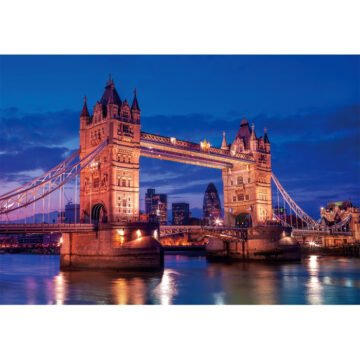 Puzzle 1000 pièces Tower Bridge at Night - Clementoni High Quality Collection
