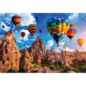 Clementoni – Puzzle 1000 pièces Balloons in Cappadocia (Compact Box HQC)