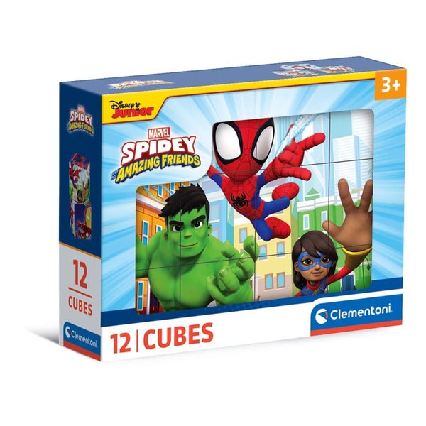 Marvel Spidey And His Amazing Friends – 12 cubes Clementoni