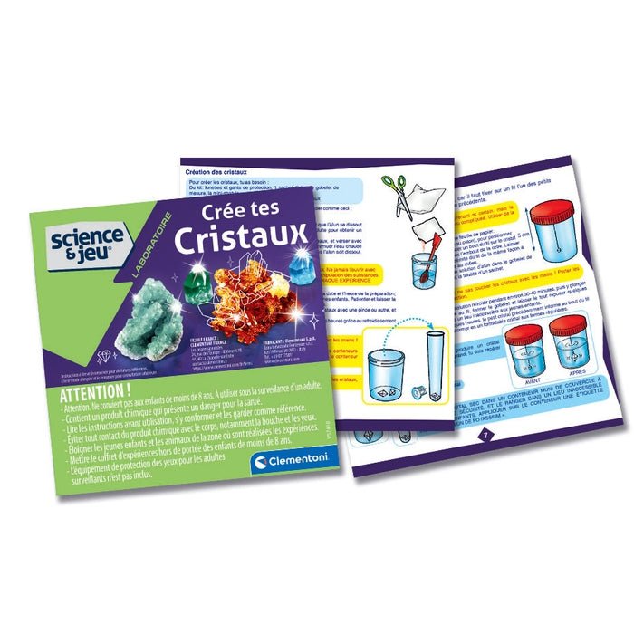 Clementoni – Science & Jeu – Crée tes cristaux