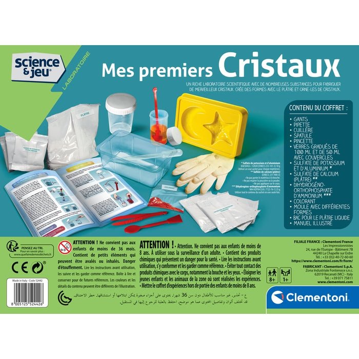 Clementoni – Science & Jeu – Mes Premiers Cristaux